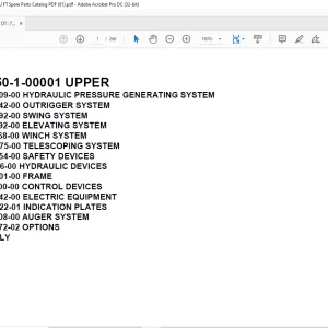 Tadano DT-650-1-00001 UPPER Spare Parts Catalog Manual - PDF DOWNLOAD