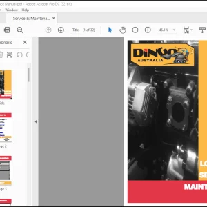 Wacker Neuson Dingo Australia Logbook Service & Maintenance Manual - PDF DOWNLOAD