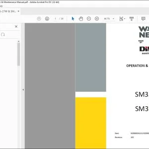 Wacker Neuson Dingo SM325-27W & SM325-27T -Operation & Maintenance Manual - PDF DOWNLOAD