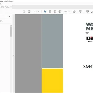 Wacker Neuson Dingo SM440-31W Mini Loader Parts List Manual - PDF DOWNLOAD