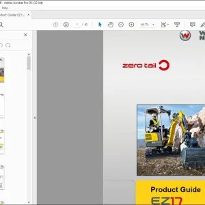 Wacker Neuson EZ17 Product Guide Manual - PDF DOWNLOAD