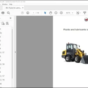 Wacker Neuson Fluids and lubricants overview List Manual - PDF DOWNLOAD