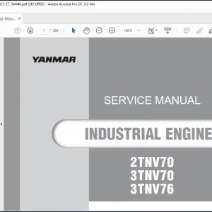 Yanmar 2TNV70 3TNV70 3TNV76 INDUSTRIAL ENGINES Service Manual - PDF DOWNLOAD