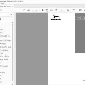 Yanmar 3TNV70-DPE Engine Parts Manual - PDF DOWNLOAD