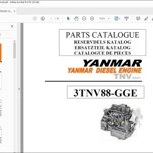 Yanmar 3TNV88 Diesel Engine Service Manual - PDF DOWNLOAD