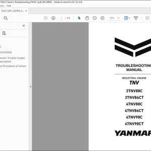 Yanmar 3TNV88C 3TNV86CT 4TNV88C 4TNV86CT 4TNV98C 4TNV98CT TROUBLESHOOTING MANUAL - PDF DOWNLOAD