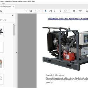 Yanmar Portable Generator TNE Series Installation Manual - PDF DOWNLOAD