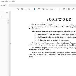 1959 Cessna 170 Parts Catalog Manual - PDF DOWNLOAD