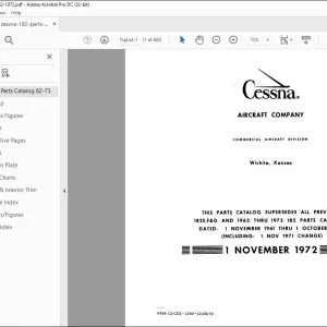 1962-1972 Cessna 182 Parts Catalog Manual - PDF DOWNLOAD