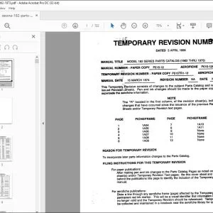 1962-1973 Cessna 182 Series Parts Catalog Manual - PDF DOWNLOAD