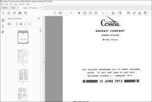 1967-1974 Cessna 177 Parts Catalog Manual - PDF DOWNLOAD