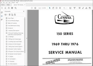 1969-1976 Cessna 150 Series Service Manual - PDF DOWNLOAD