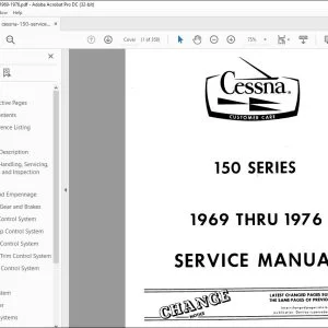 1969-1976 Cessna 150 Series Service Manual - PDF DOWNLOAD