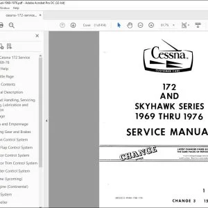 1969-1976 Cessna 172 Series Service Manual - PDF DOWNLOAD