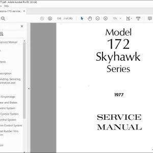 1977 Cessna 172 Skyhawk Series Service Manual - PDF DOWNLOAD