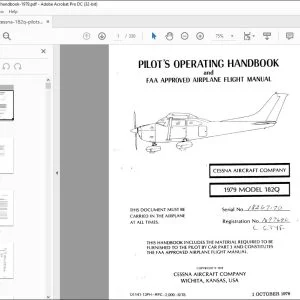 1979 Cessna 182Q Pilots Operating Handbook Manual - PDF DOWNLOAD