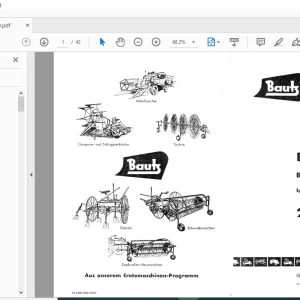 Bautz 24PS AL240 luftgekuhlt Ersatzteil-liste - PDF DOWNLOAD (German)