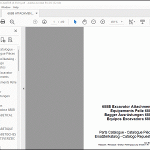 CASE 688B Attachments Crawler Excavator Parts Catalogue Manual EN_FR_DE_ES(8-9331) -PDF DOWNLOAD
