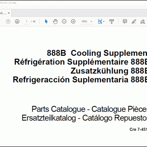 CASE 888B Cooling Supplement Parts Catalogue Manual(7-4510)_EN_FR_ES_DE - PDF DOWNLOAD
