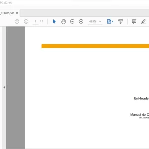 CASE Uni-loader 1845C Manual do Operador(9-25752) -  PDF DOWNLOAD