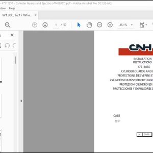 CNH 621F W130C CYLINDER GUARDS AND EJECTORS INSTALLATION INSTRUCTIONS Manual(47469367) - PDF DOWNLOAD