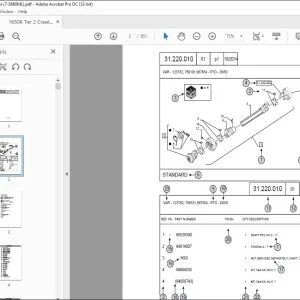 CNH 1650K Tier 2 Crawler Dozer Parts Manual 7-8860ML - PDF DOWNLOAD
