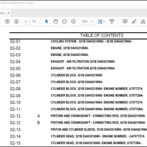 Case 321B-421B ARTICULATED LOADER PARTS MANUAL(8-9881) - PDF DOWNLOAD