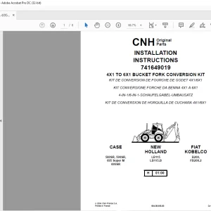 CNH 580SR-590SR-695SR-695SM INSTALLATION INSTRUCTIONS Manual 6045895683 - PDF DOWNLOAD