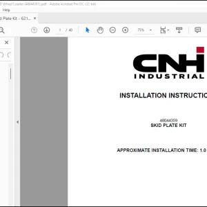 CNH 621F 621G W130 D INSTALLATION INSTRUCTIONS MANUAL(48044381) - PDF DOWNLOAD