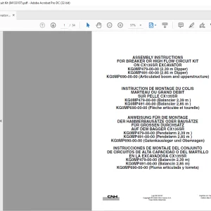CNH BREAKER OR HIGH FLOW CIRCUIT KIT ASSEMBLY INSTRUCTIONS Manual (84133107) _EN_FR_DE -  PDF DOWNLOAD