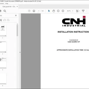 CNH CAB GUARD KIT INSTALLATION INSTRUCTIONS MANUAL 47906055 - PDF DOWNLOAD