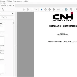 CNH Telematics kit CX60C E60C Excavato Installation Instructions Manual 48173065 EN_DE_IT_FR_ES - PDF DOWNLOAD