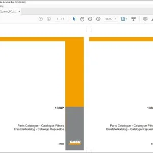 Case 1088P Wheeled Excavator Parts Catalogue Manual 8-5322 - PDF DOWNLOAD
