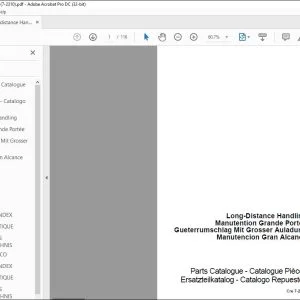 Case 1188FG ML Long distance Handling Parts Catalogue Manual 7-2310 - PDF DOWNLOAD