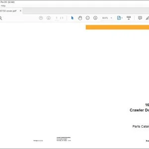 Case 1650K Crawler Dozer Parts Catalogue Manual 7-8150 - PDF DOWNLOAD