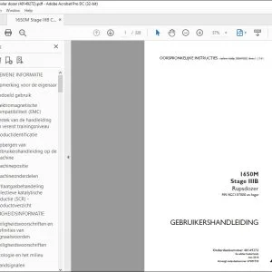 Case 1650M Stage IIIB Rupsdozer GEBRUIKERSHANDLEIDING 48149272 - PDF DOWNLOAD (Dutch)