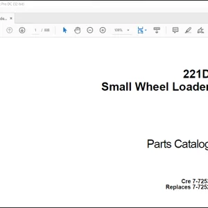 Case 221D Small Wheel Loader Parts Catalog Manual(7-7253) - PDF DOWNLOAD