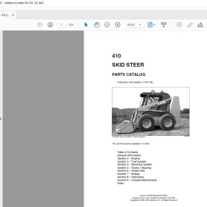 Case 410 Skid Steer-Multi PARTS CATALOG 7-9701ML - PDF DOWNLOAD (EN-IT-ES-DE-FR)
