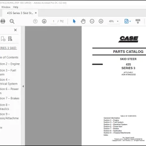 Case 435 SERIES 3 SKID STEER Parts Catalogue Manual(87632292 ML)_EN_FR_ES_DE_IT_DAN_PT_NL - PDF DOWNLOAD