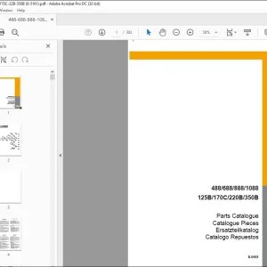 Case 488 688 888 1088 125B 170C 220B 350B Parts Catalog Manual 8-5161 - PDF DOWNLOAD