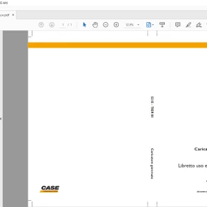 Case 521E TIER III Caricatore gommato Libretto uso e manutenzione 87647794 - PDF DOWNLOAD (ITALIAN)