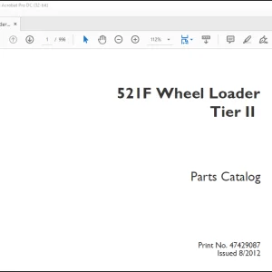Case 521F Wheel Loader Tier II Parts Catalog Manual(47429087) _EN_FR_DE_IT_DA_ES_PT_DU_NL- PDF DOWNLOAD