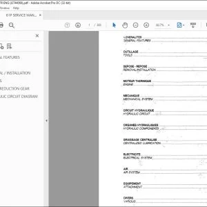 Case 61P Excavators Service Manual EN_FR J2744069 - PDF DOWNLOAD