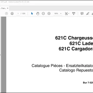 Case 621 C Chargeusse Spare Parts Catalog Manual(7-5291) - PDF DOWNLOAD