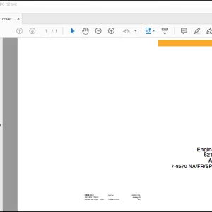 Case 621D Wheel Loader Engine Supplement to Parts catalog Manual EN_FR_ES_DE_IT(7-8570S1 ML)  - PDF DOWNLOAD