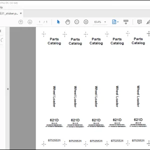 Case 621D Wheel Loader Parts catalog Manual EN_IT_FR_DE_ES_PT_DU(87535531) - PDF DOWNLOAD