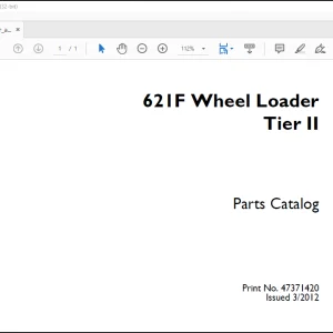 Case 621F Wheel Loader Tier II Parts catalog Manual EN_FR_ES_DE_IT_DU_PT_DA_(47371420) - PDF DOWNLOAD
