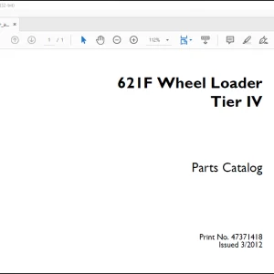 Case 621F Wheel Loader Tier IV Parts catalog Manual EN_FR_ES_DE_IT_DU_PT_DA_(47371418) -  PDF DOWNLOAD