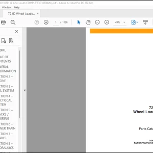 Case 721D Wheel Loader Parts catalog Manual _EN_ES_DE_FR_PT_IT_DU_DA(7-8300 ML)  - PDF DOWNLOAD