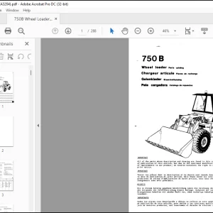 Case 750B Wheel loader Parts catalog Manual(A3204)_EN_FR_DE_ES - PDF DOWNLOAD